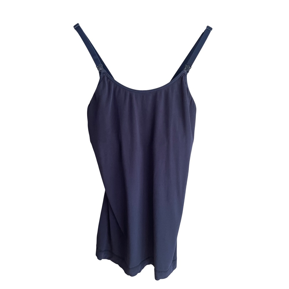 Navy Blue Nursing Tank Women's XL Modern Eternity Maternity Postpartum